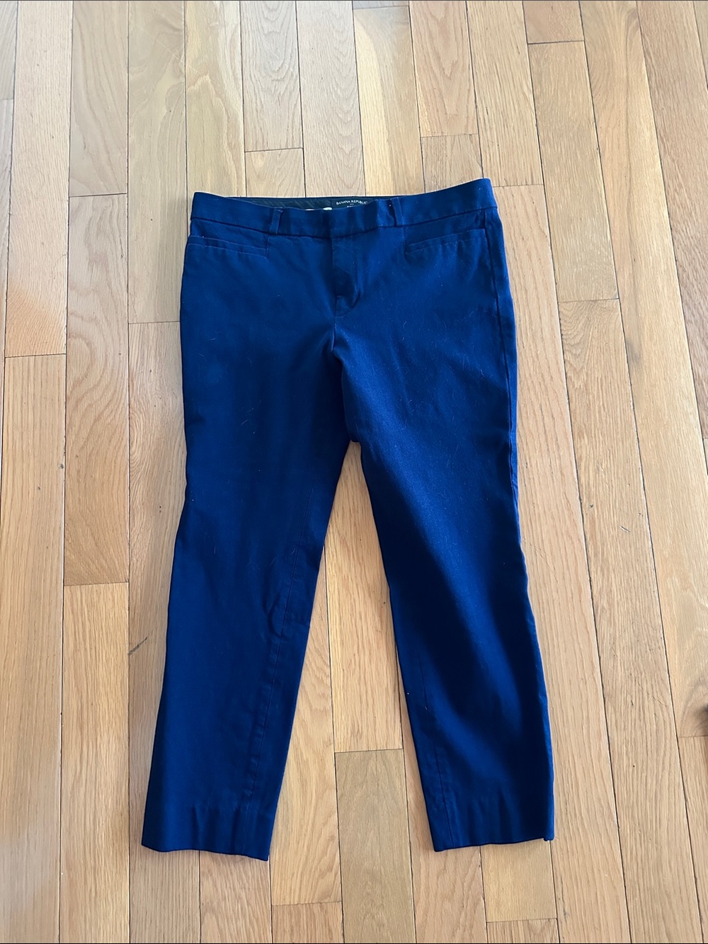 Banana Republic Dark Navy Cropped Slim Jeans